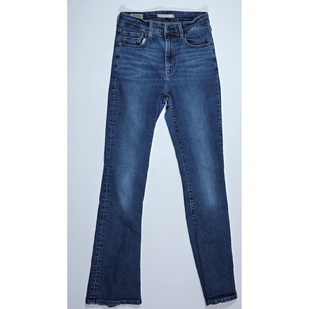 Levis Premium 725 High Rise Bootcut Jeans Blue W29 L32